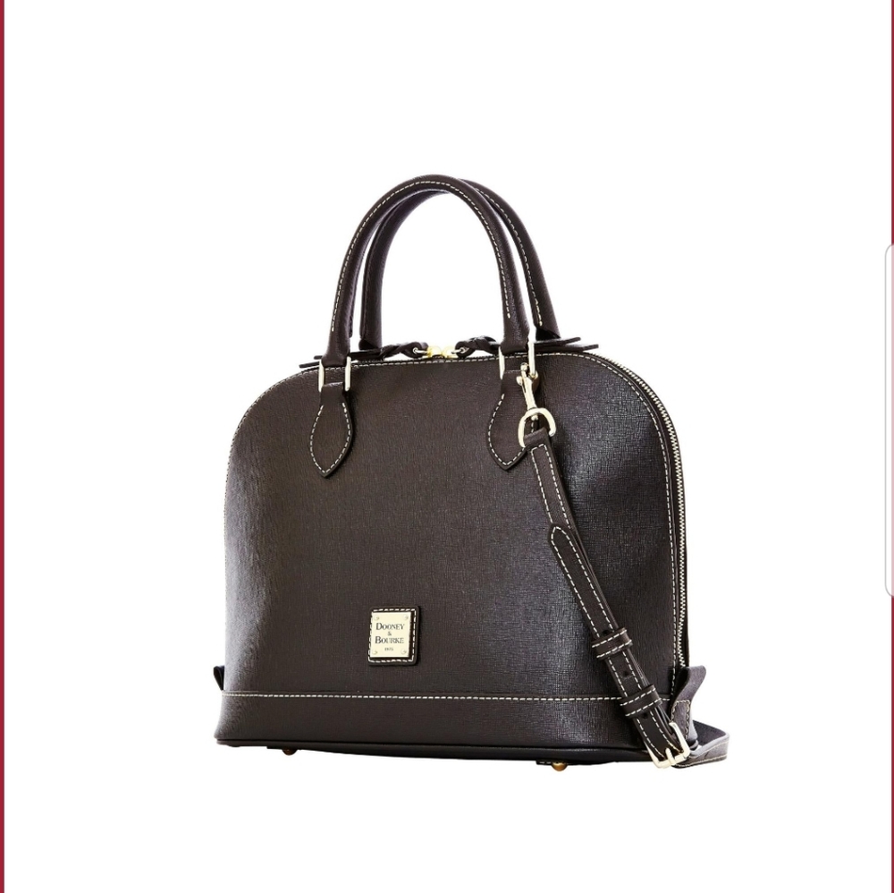 Dooney & Bourke Zip Zip Satchel, Blk/Blk